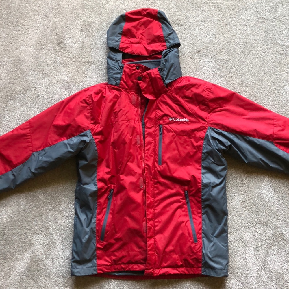 Medium Red Columbia Winter Coat